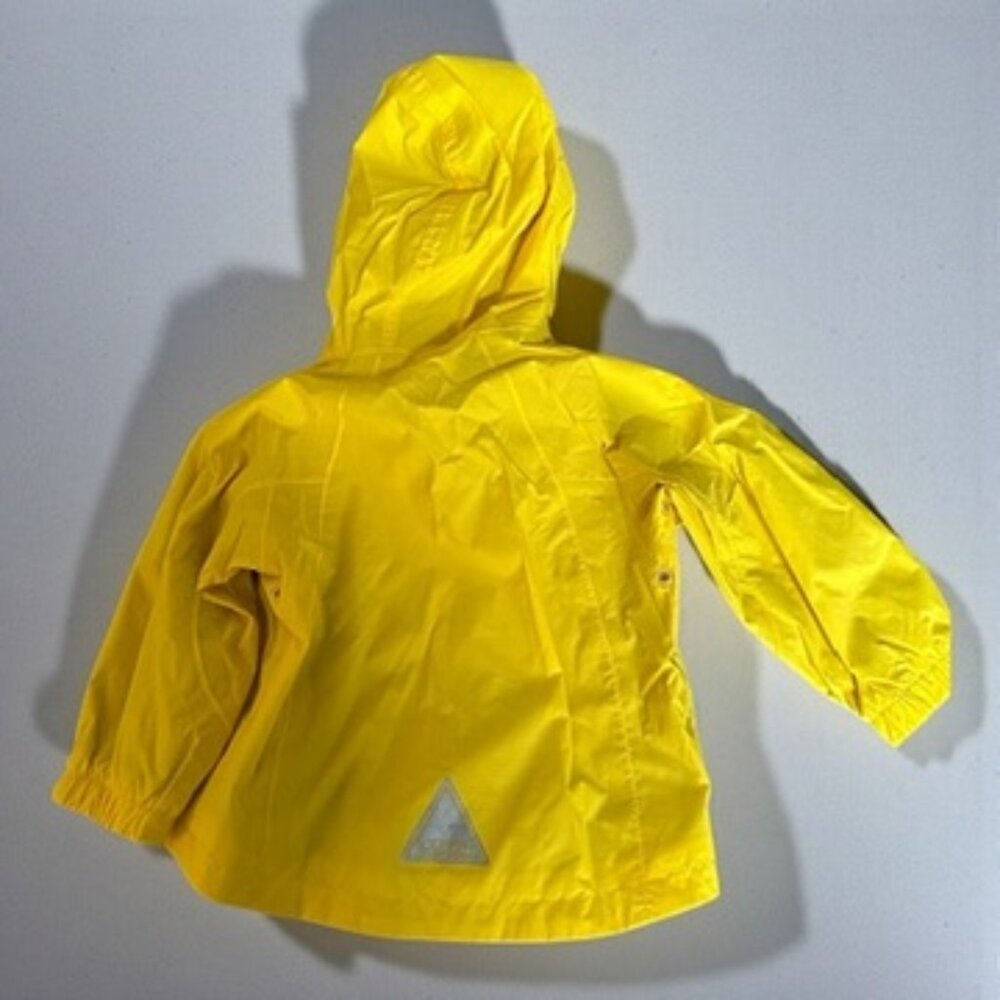 EUC L.L. Bean Rain Jacket Yellow 6-12 Months - Unisex - Picture 3 of 6